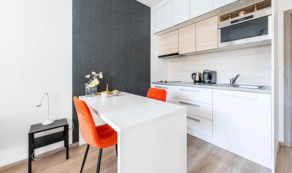Apartement Blanc de luxe Praha Bagian luar foto